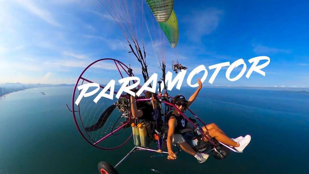 полёт над паттайей на мотодельтаплане