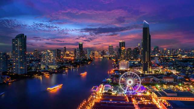 Вечерний Бангкок + Айконсиам